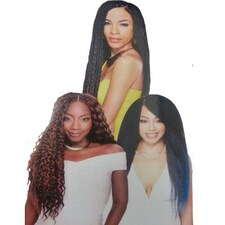 Sleek Fashion Idol 101 Syn Hot Braid Multi | 6 (Size 30) | One Size