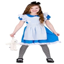 Classic Storybook Alice Girls Fancy Dress World Book Day Costume (8-10 Years)
