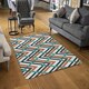 image 2 of Coloured Geometric Zig Zag (Rug) Multi | XL: 160x230cm