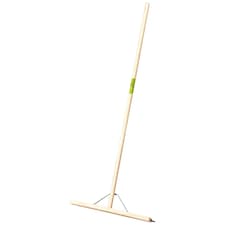 Pegdev Industrial Rubber Squeegee 18" with Wooden Handle and Bracket