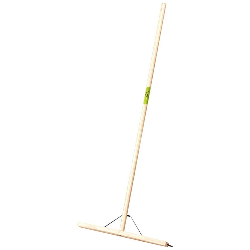 image 1 of Pegdev Industrial Rubber Squeegee 18" with Wooden Handle and Bracket