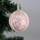 image 5 of 7cm Bauble Baby Pink - Christmas Hanging Decoration