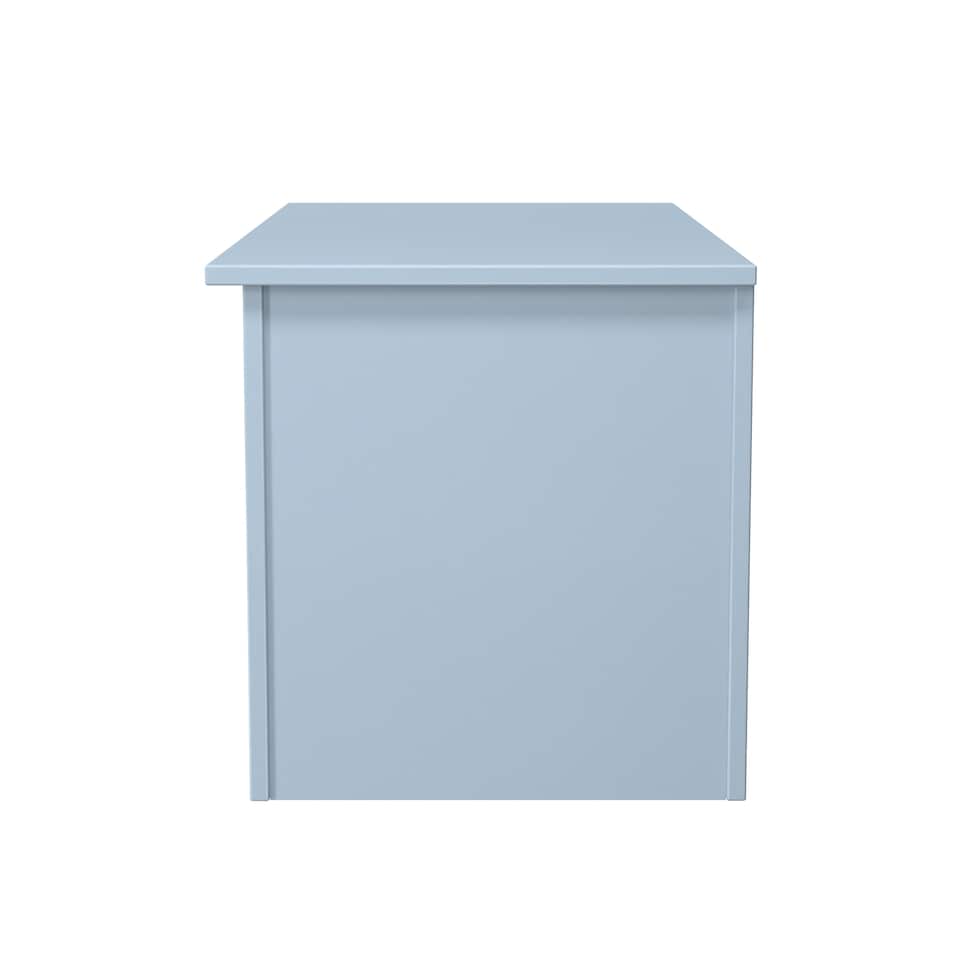 image 1 of Dover Blanket Box / Chest in Denim Blue (Ready Assembled) | Blue | Denim Blue