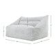 image 7 of icon Cord Adults Bean Bag Sofa, Ready Filled Large Beanbag Grey Grey | Grey