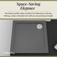image 3 of Balterley Premium Square Shower Tray | Grey | Grey Slate | 1