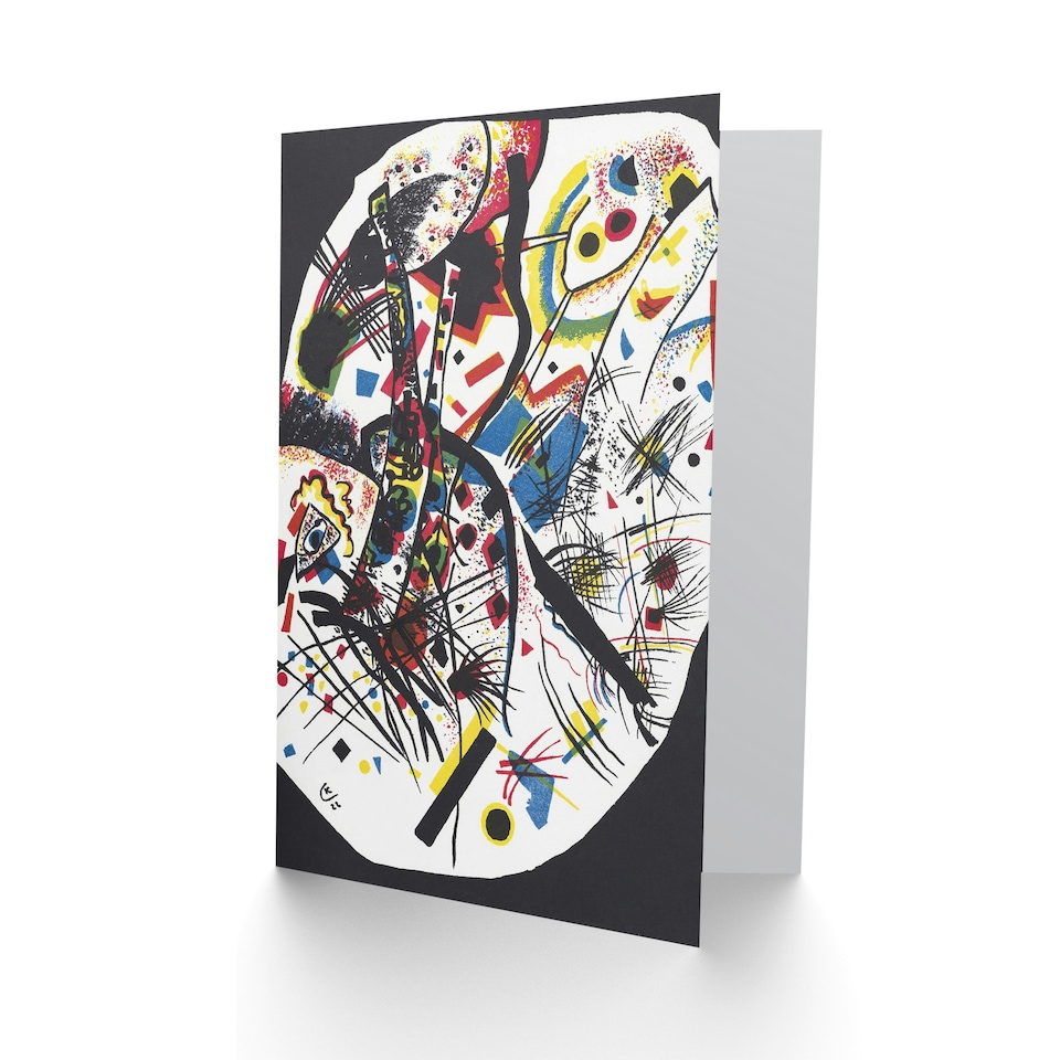 image 1 of Wassily Kandinsky Art Card Small Worlds III Abstract Painting
