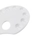 image 2 of White Plastic Oval Palette