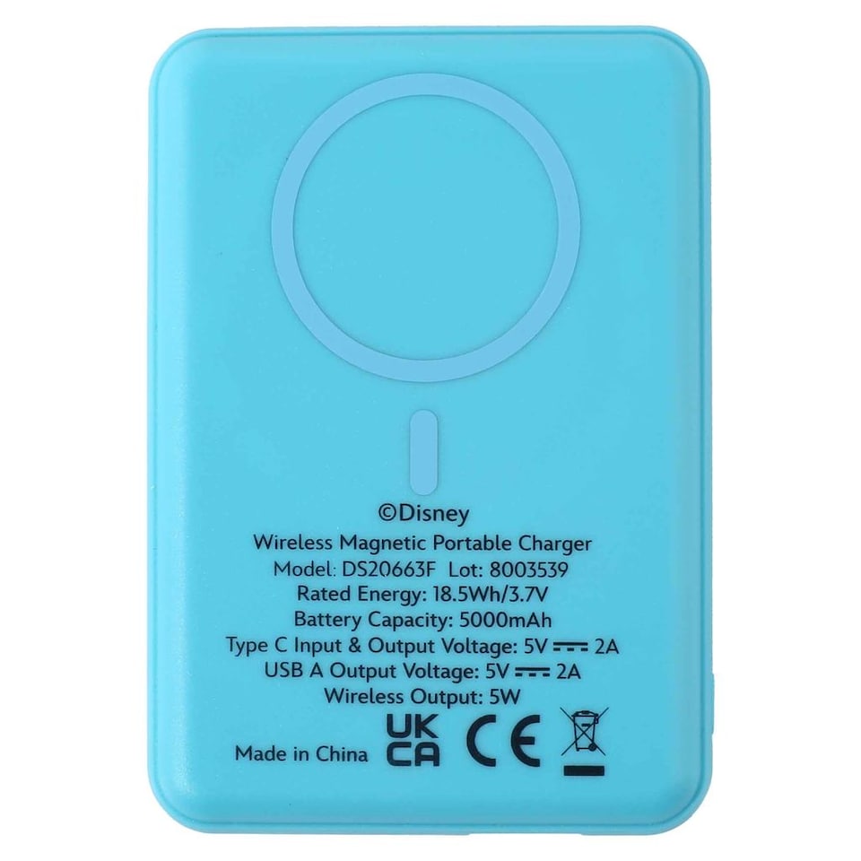 image 1 of Stitch 5000Mah Magnetic Power Bank Kawaii