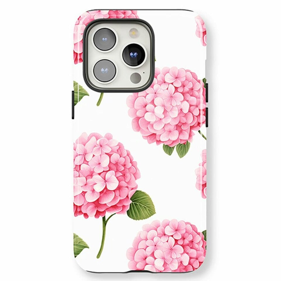 image 1 of Hydrangeas Phone Case | Pink | Galaxy S24 Plus
Slim | Galaxy S24 Plus
Slim