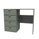 image 7 of Bexley 4 Drawer Vanity in Reed Green (Ready Assembled) | Green | Reed Green