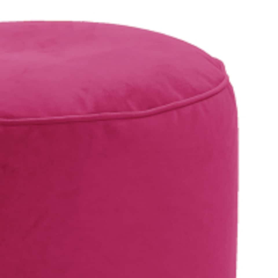 image 1 of rucomfy Velvet Pouffe - Indoor Bean Bag Footstool