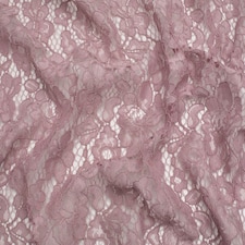 Minerva Core Range Pink Corded Lace Fabric for Bridal, Dressmaking, 146cm / 57" Wide - per metre