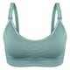 image 1 of Soft & Comfortable Wireless Nursing Bra with Easy Open Clips - Large / Green