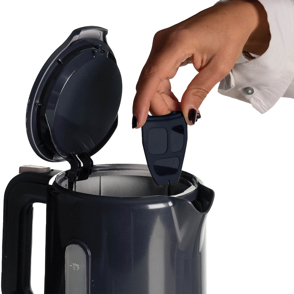 image 1 of Ariete ARPK47 Breakfast Line Kettle, Toaster & Coffee Machine Set, Grey