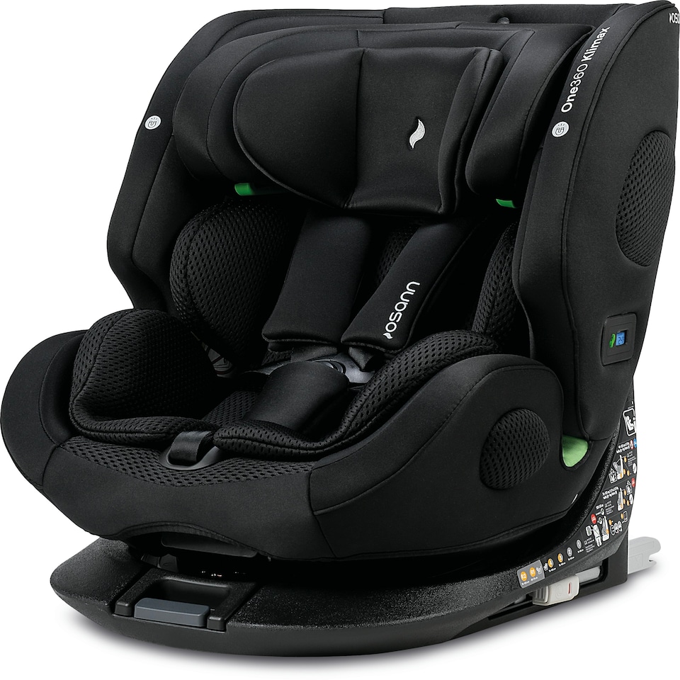 image 1 of Osann One360 Klimax Birth To 12 years I-size Temperature Controlled Car Seat Black