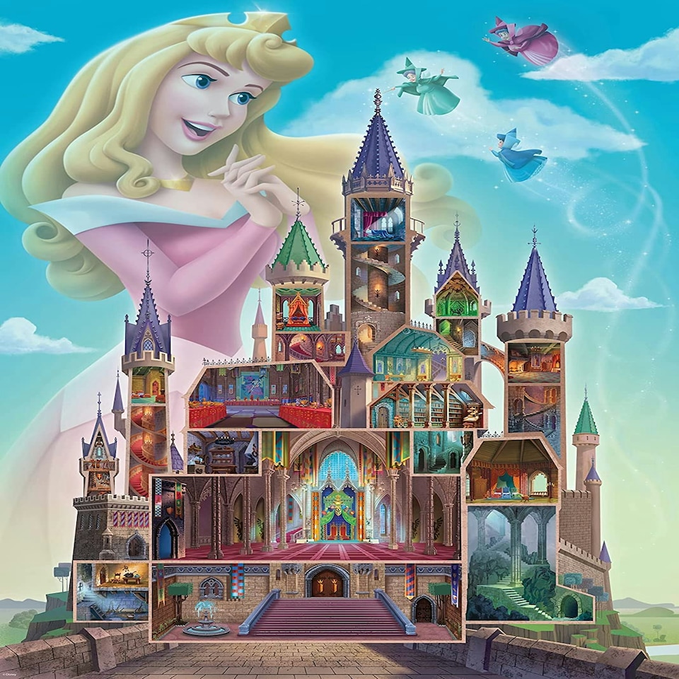 image 1 of Disney Castle Collection: Aurora Jigsaw Puzzle (1000 Pieces)