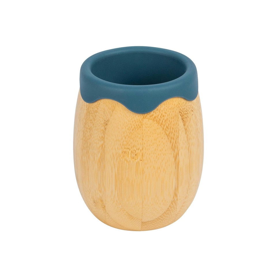 image 1 of Tiny Dining Bamboo Baby Trainer Cup - 130ml - Navy Blue Blue