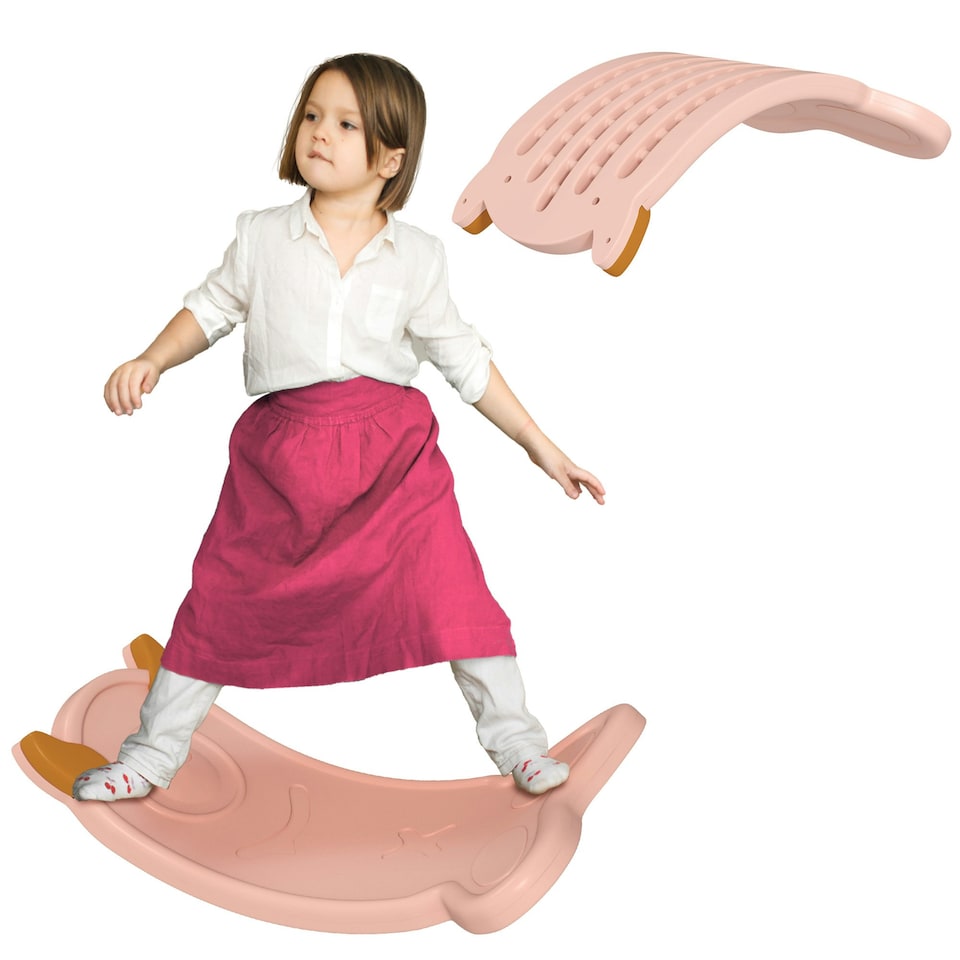image 1 of AIYAPLAY Balance Board for Kids Balance Training & Sensory Play, Pink