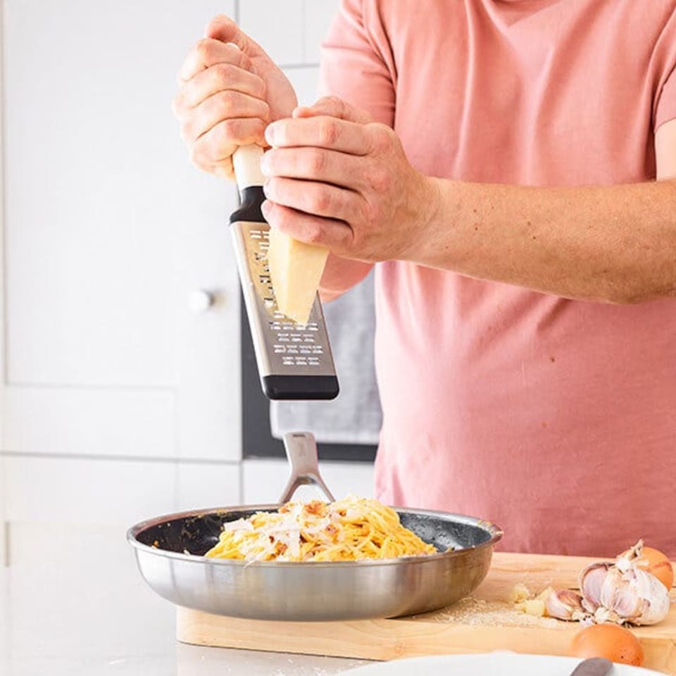 image 1 of KitchenAid Classic Medium Etched Grater Porcelain White