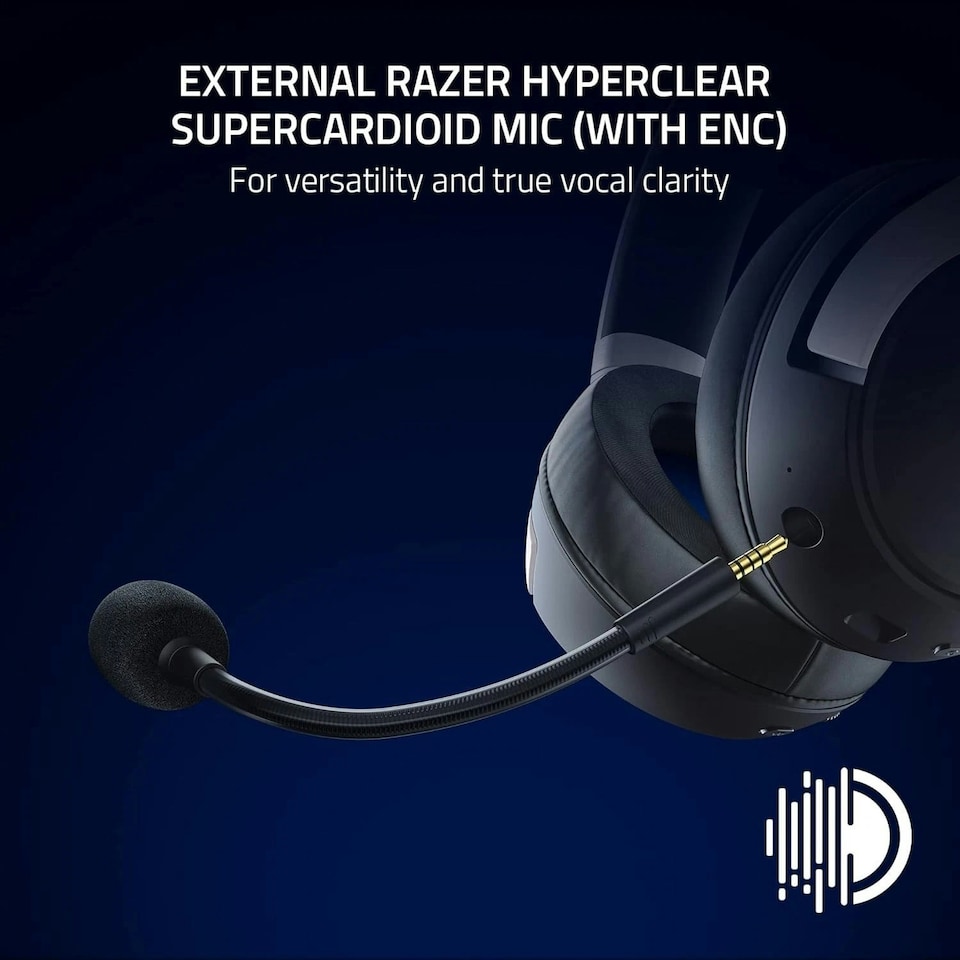 image 1 of Razer Kaira Pro HyperSpeed - PlayStation Licensed Wireless Gaming Headset White