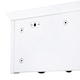 image 5 of Richmond White Wooden Wall Mounted Coat Rack - 9 Hooks, Shelf, Hallway, Bathroom | White