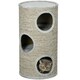 image 1 of PawHut Cat Barrel Tree Tower with Sisal, Cosy Platform, Light Grey