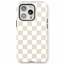 Neutral Checkerboard Phone Case | Brown | Galaxy S25 Plus
Tough | Galaxy S25 Plus
Tough