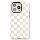 image 1 of Neutral Checkerboard Phone Case | Brown | Galaxy S25 Plus
Tough | Galaxy S25 Plus
Tough