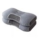 image 1 of Living and Home Knitted Sleep Support Pillow, Breathable Design- Grey,2Pcs | Grey