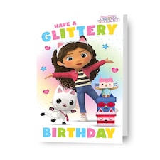 Gabby's Dollhouse 'Glittery' Birthday Card