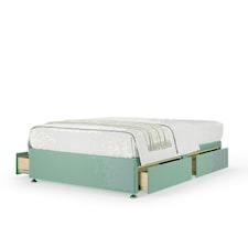 Majestic 1000 Pocket Sprung Duckegg Plush Velvet 4 Drawer Divan Set King Size