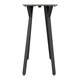image 3 of Quebec Bar Table - L45 x W120 x H93 cm - Concrete Effect/Black
