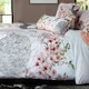 image 2 of Tsuru Nichi Duvet Cover Set – 100% Cotton, 200 Thread Count, Digital Print & Piped Edge Multi | Multicoloured | Double
