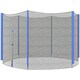 image 9 of SPORTNOW 10ft Trampoline Net Replacement Safety Net with Zipped Door, Blue