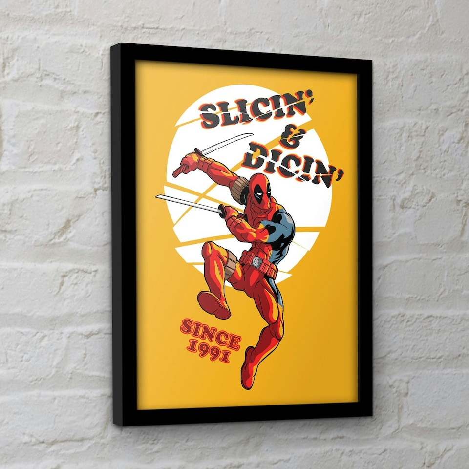 image 1 of Deadpool (Slicin & Dicin) Framed 30x40cm Print