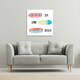 image 2 of Sea, Sand, Surf, Beach (Canvas Print) 61 x 61 x 4cm