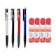 image 1 of 4 Sets of 0.7mm Mechanical Pencil and HB Lead Refills Comfortable Grip, Smooth & Precise Writing