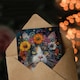 image 3 of Ragdoll Cat Lover Colourful Flower Crown Woman Her Birthday Card