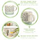 image 2 of Nicola Spring Ceramic Dipped Dots Coffee Mugs - 385ml - Blue - Pack of 6 Blue