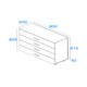 image 6 of Lido, 4 Drawer Chest Of Drawers White
