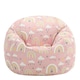 image 4 of icon Kids Rainbow Bean Bag Chair Pink Childrens Bean Bags Pink