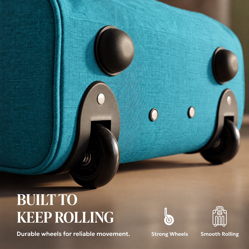 image 1 of Lugg Single Trolley Soft Cabin Bag 45x36x20cm Lightweight Hand Luggage