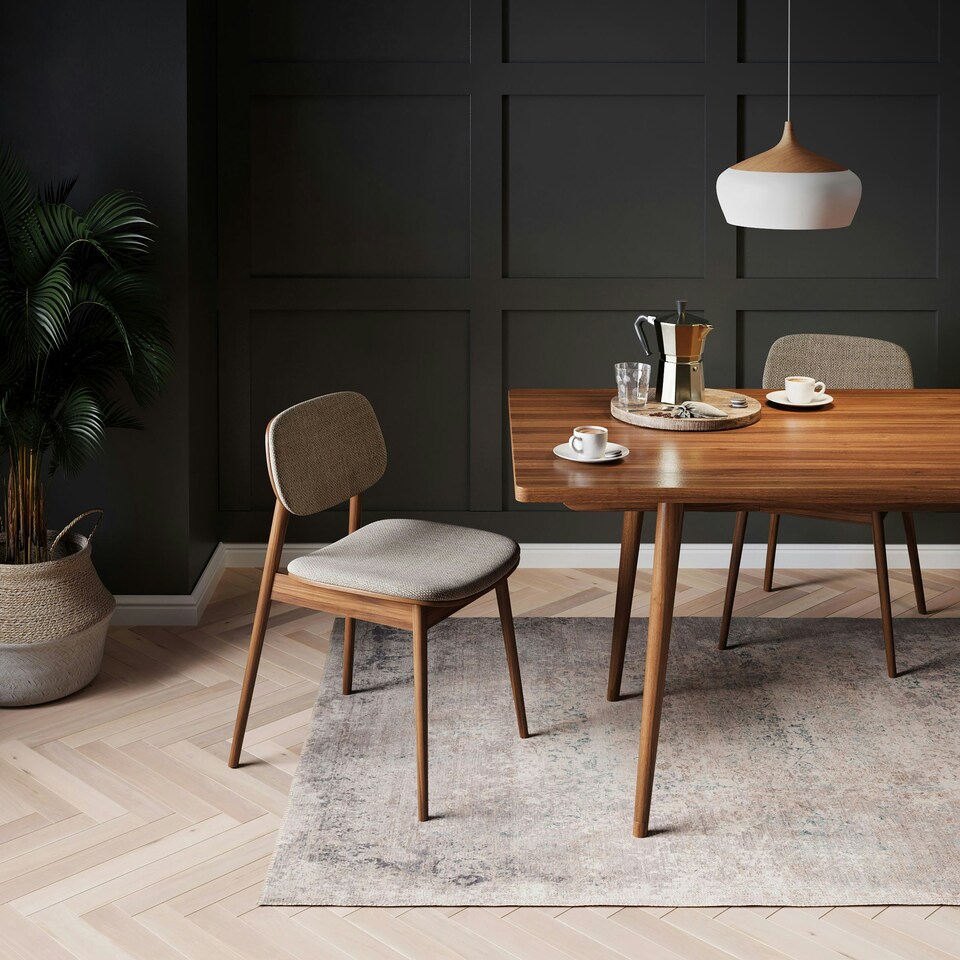 image 1 of KUKOON Greige Floral Medallion Persian Style Non Slip Washable Low Pile Rug 60cm x 110cm | Cream