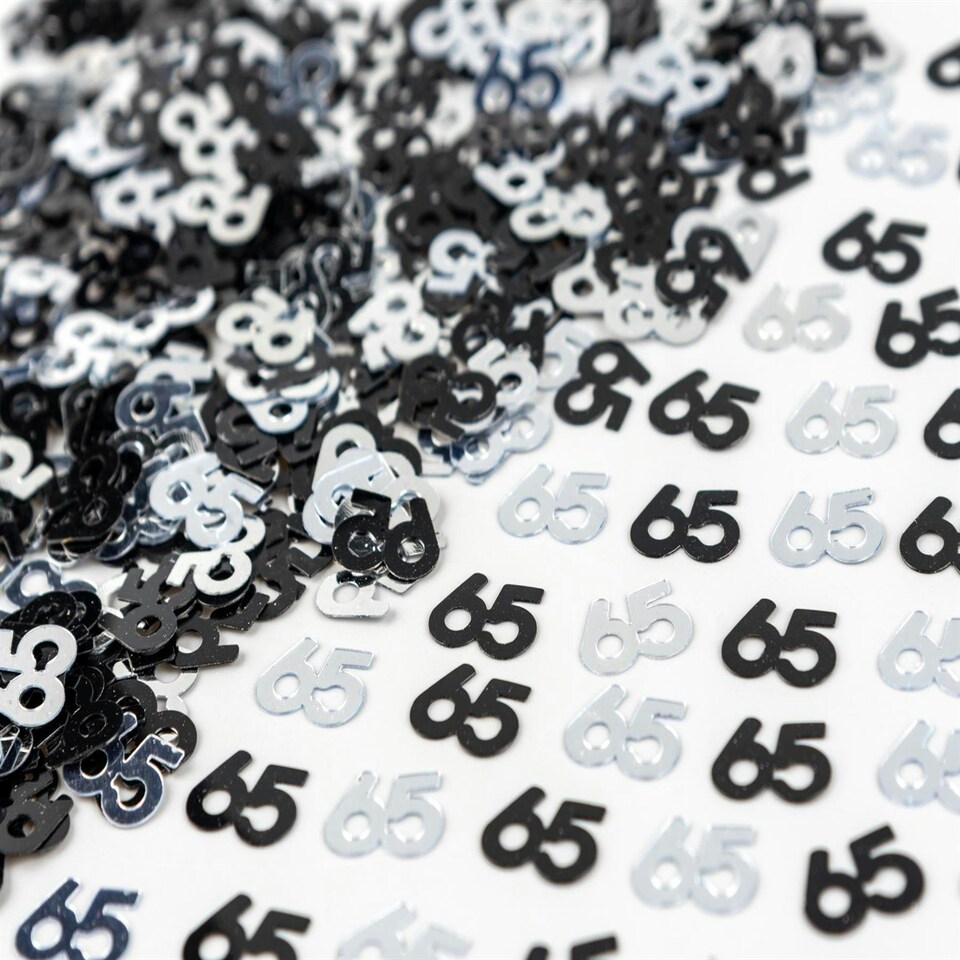 image 1 of 4 packs 65th Confetti