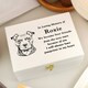 image 5 of Personalised Dog Breed Memorial Small Keepsake Box White