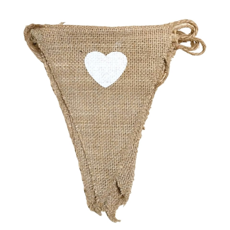 image 1 of Mr & Mrs Hessian Wedding Party Bunting