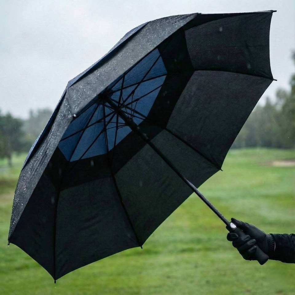 image 1 of 68.5cm Assorted Double Canopy Golf Umbrella