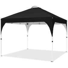 Yaheetech 300 cm  × 300 cm Portable Instant Heavy-Duty Canopy Black