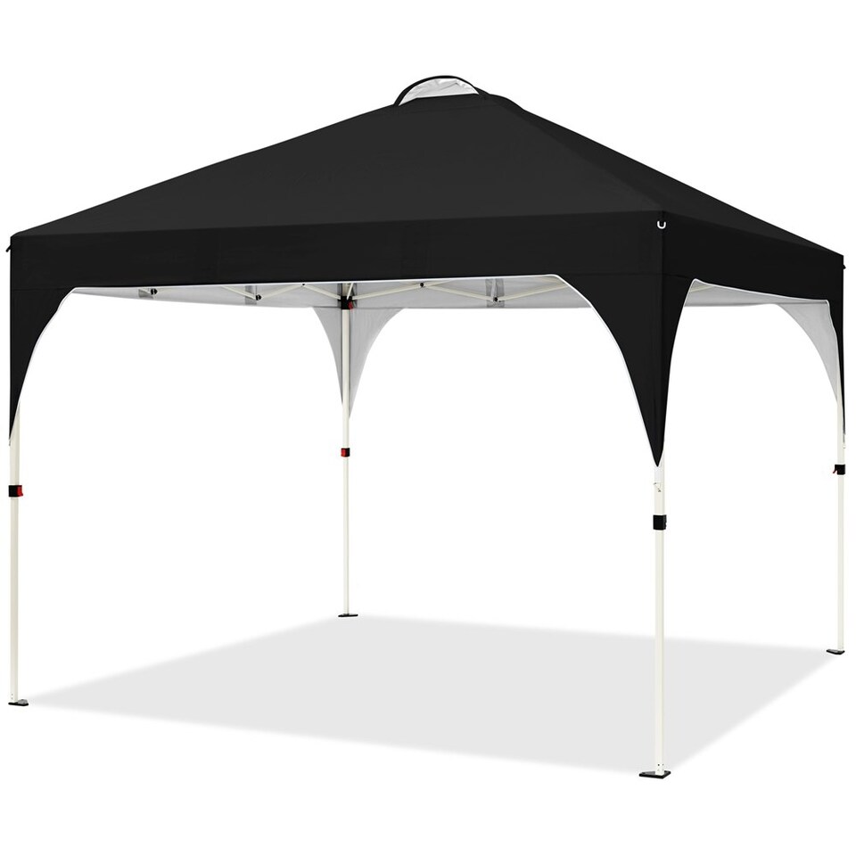image 1 of Yaheetech 300 cm  × 300 cm Portable Instant Heavy-Duty Canopy Black