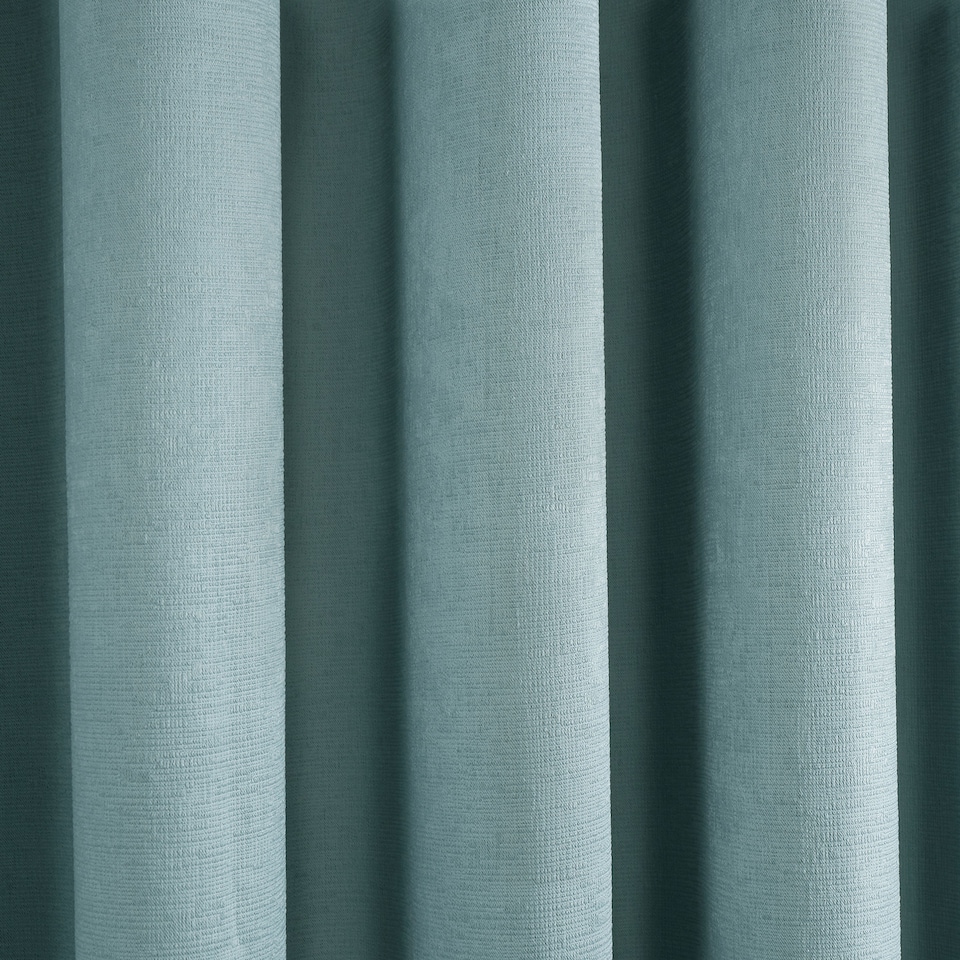 image 1 of Fusion Strata Eyelet Curtains Duck Egg